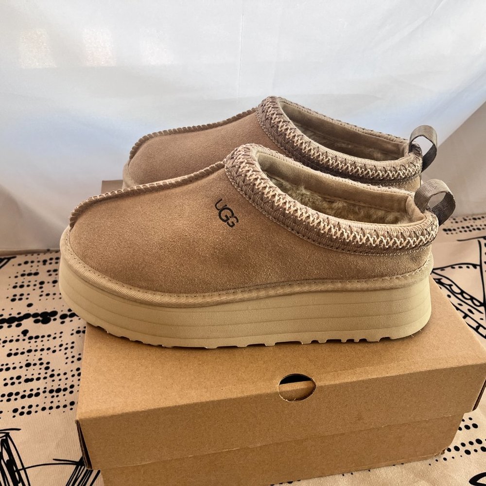 NEW UGG Women's Tasman Slippers Mustard Seed - Picture 5 of 5
